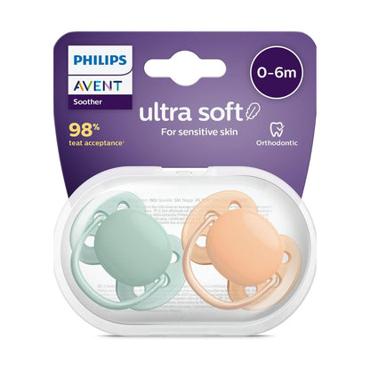 Succhietto PHILIPS AVENT ULTRA SOFT (0-6M) x 2