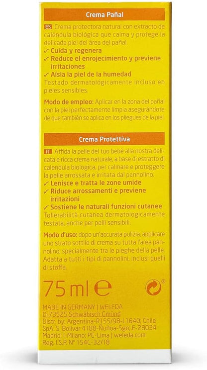 Weleda Crema Per Pannolini Alla Calendula, 75 ml