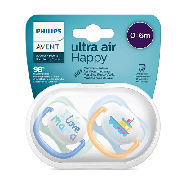 AVENT - 2 SUCCHIETTI ULTRA AIR Happy 0-6M