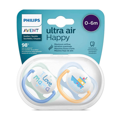 AVENT - 2 SUCCHIETTI ULTRA AIR Happy 0-6M