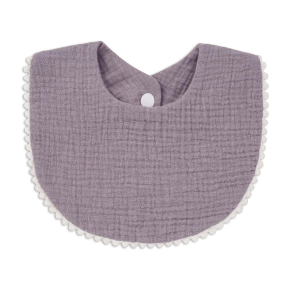 Bavaglino Cotone Biologico doppio a 2 tessuti 25X11 cm